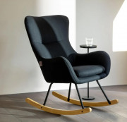 szoptatós fotel/hintaszék - Basic Black Basic Black